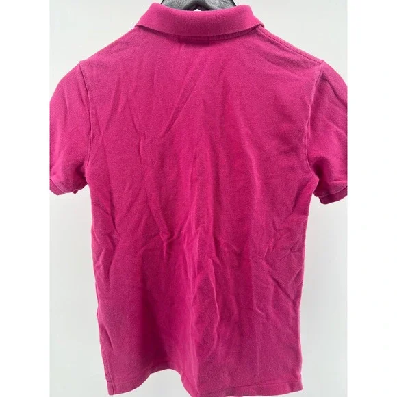 Kids Polo Ralph Lauren Pink Short Sleeve Polo Shirt Size M 10 12 - Picture 4 of 7